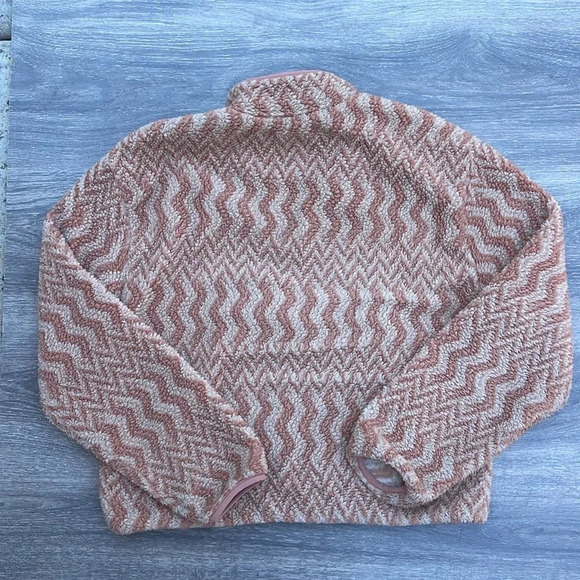 Rip Curl Drifter Polar Fleece, pink chevron - Picture 7 of 11